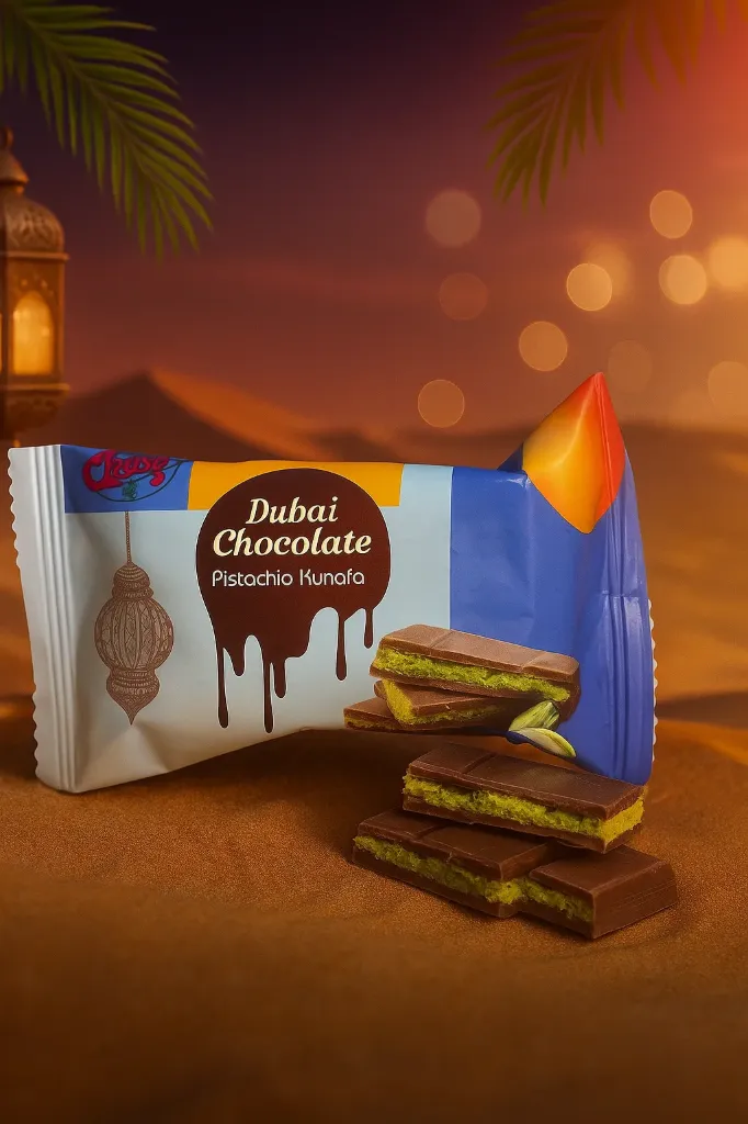 Pistachio Kunafa Dubai Chocolate Mini