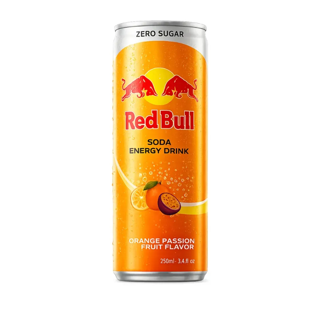 Red Bull Orange Passion Fruit Zero Sugar Energy Drink (250ml)