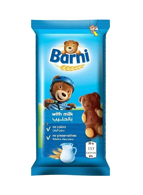 Barni Cake with Milk, 30g