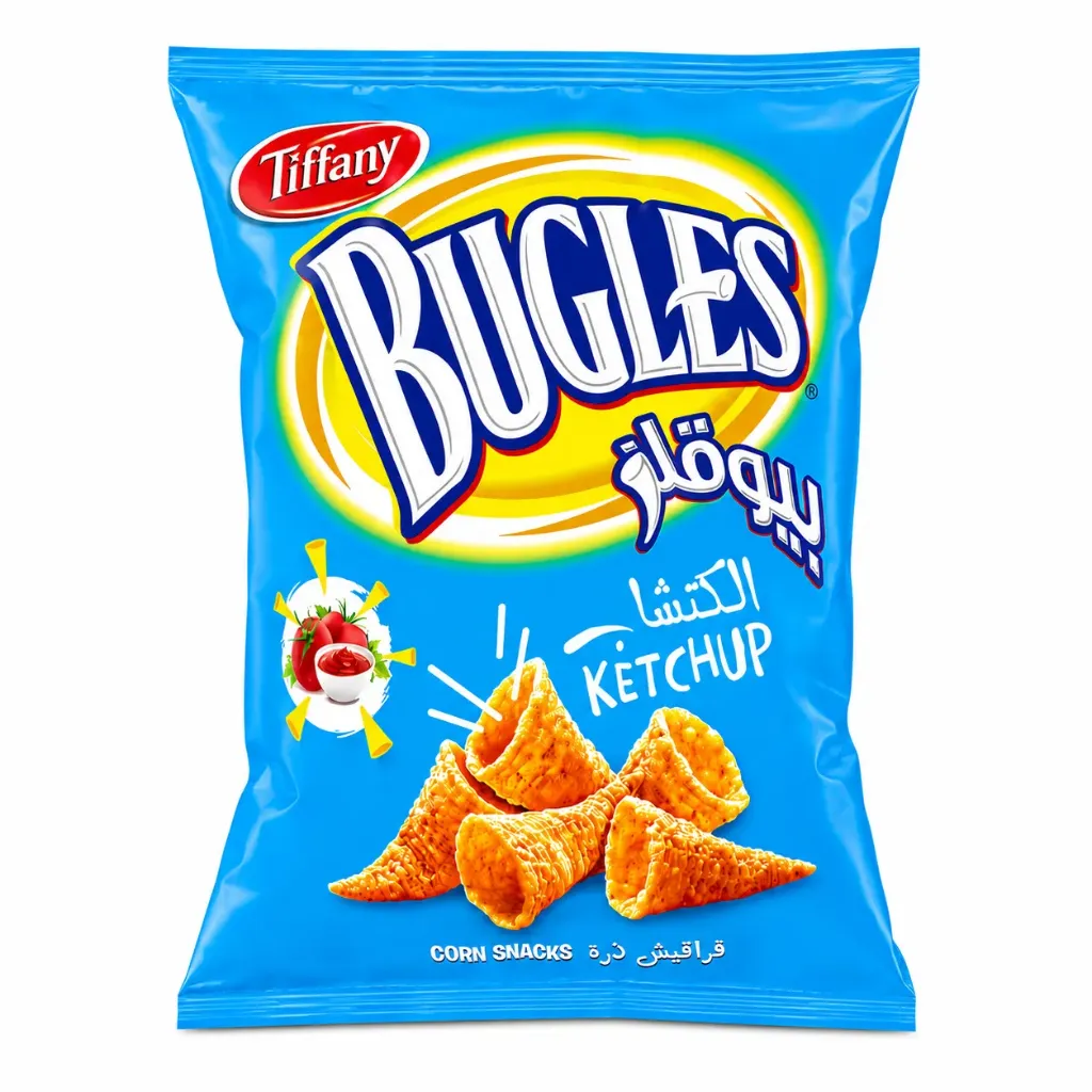 Tiffany Bugles Ketchup Corn Snacks 10.5 g