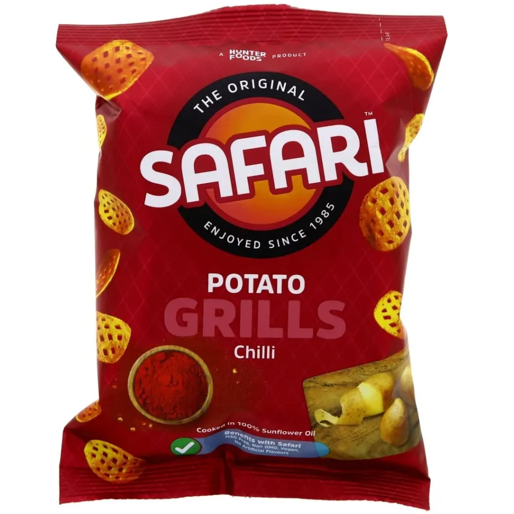 Safari Chilli Flavour Potato Grills 15 g