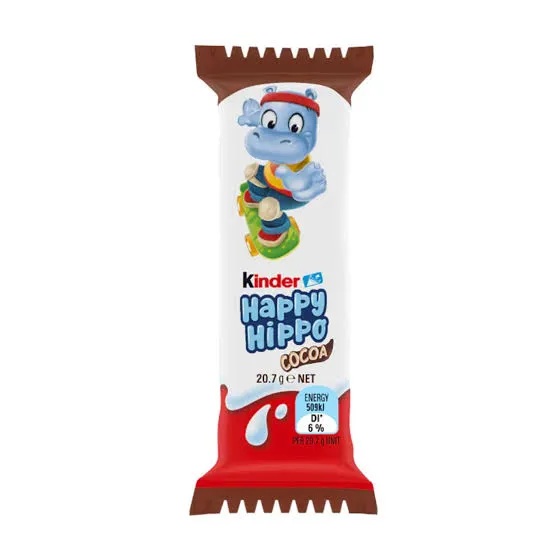 Kinder Happy Hippo Cocoa Biscuit T1 20.7gm