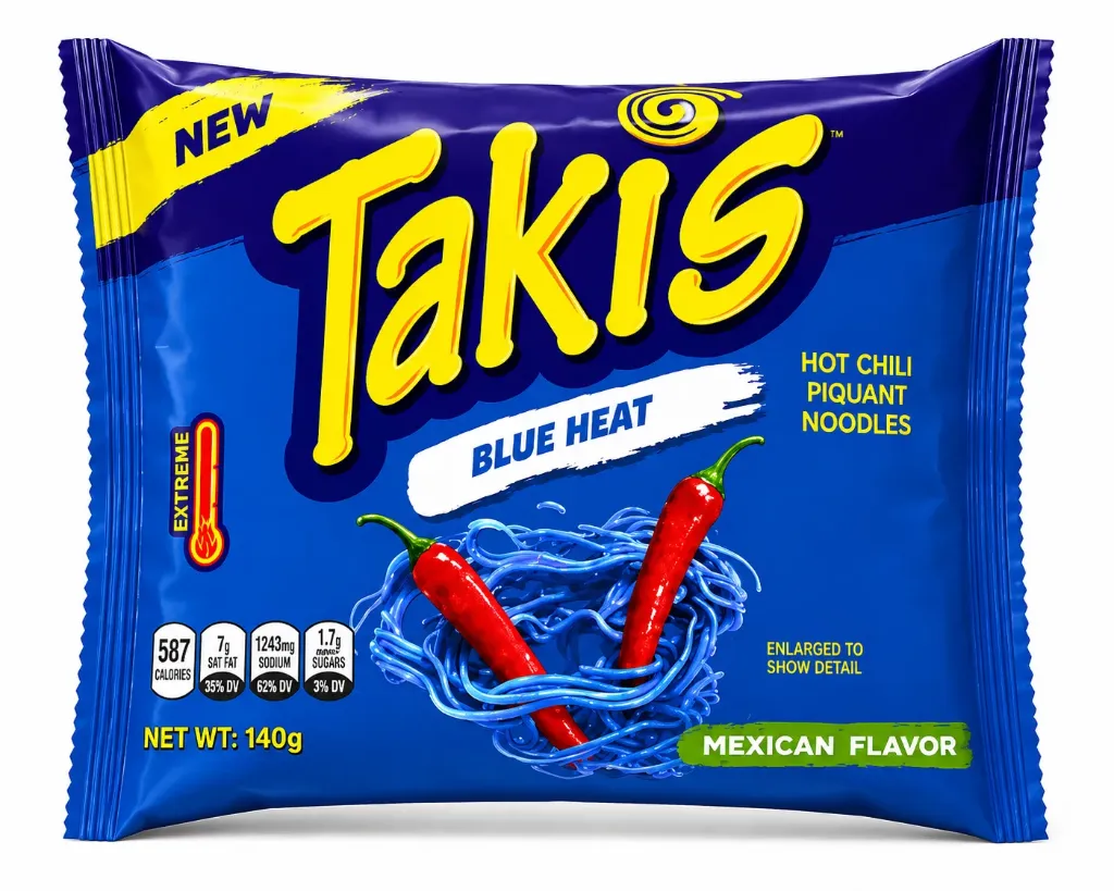 TAKIS Blue Heat Mexican Flavour 140gm