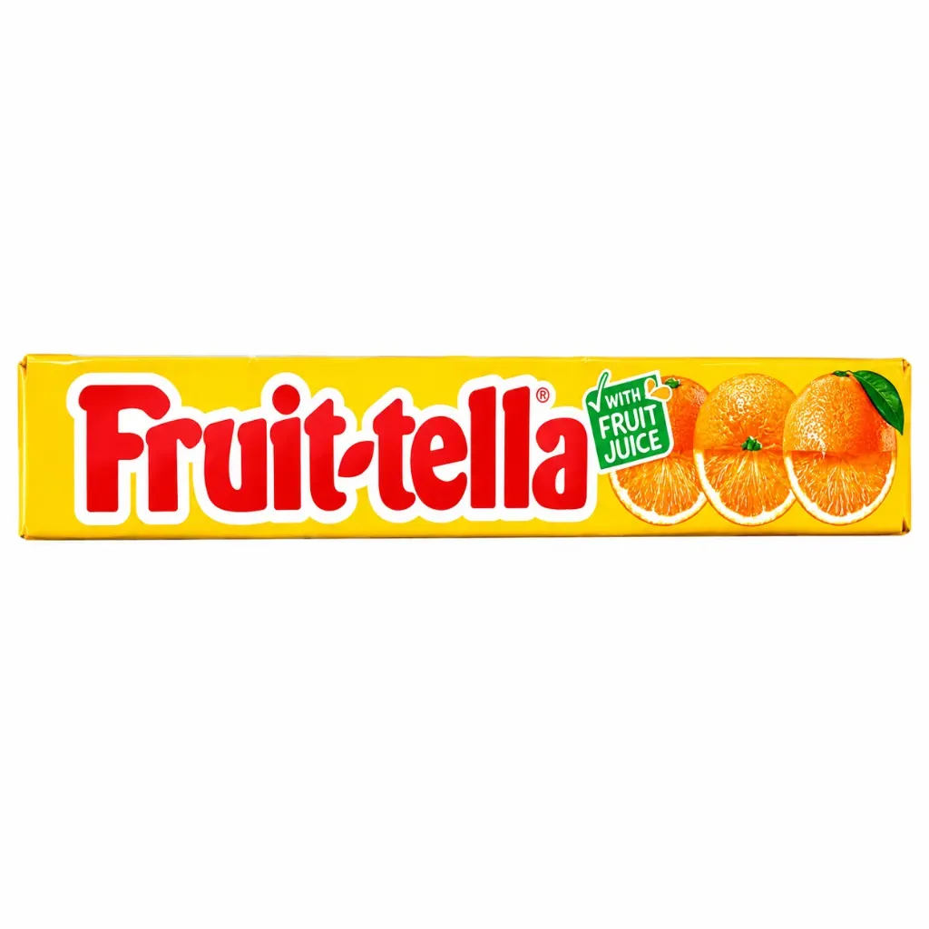 Fruit-tella Juicy Chewy Candy Sweet Orange Flavour 32.4 g