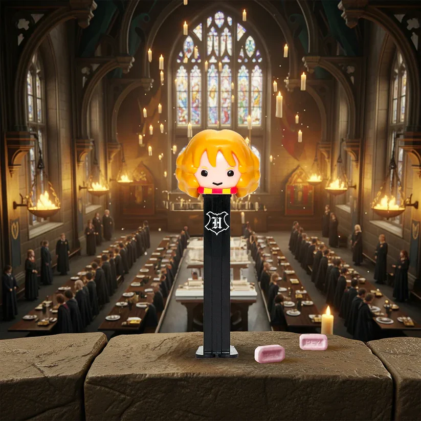 PEZ - Hermione (Harry Potter) Candy Dispenser | Includes 1 Dispenser and 2 Candy Refills