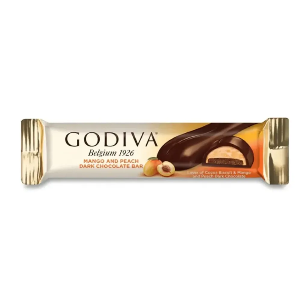 Godiva Mango and Peach Dark Chocolate (Belgium) 35g