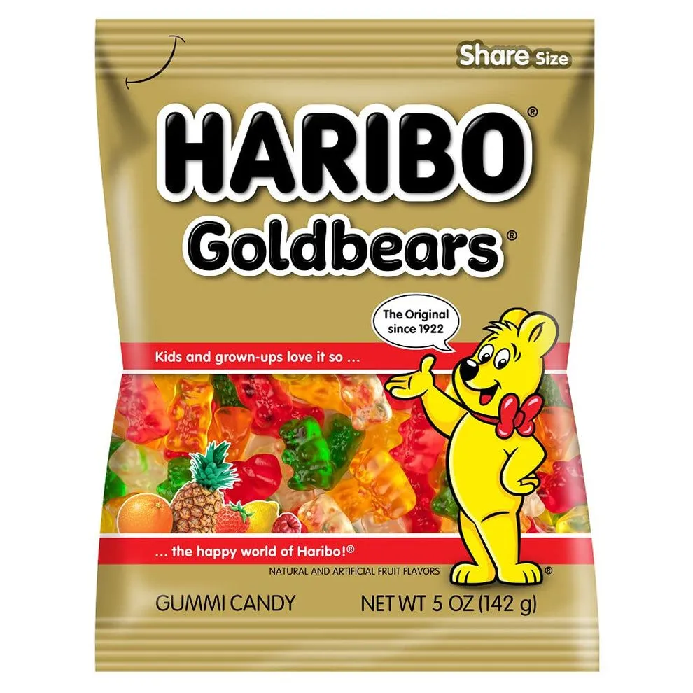 Haribo Goldbear Gummy Bear Candy 140gm