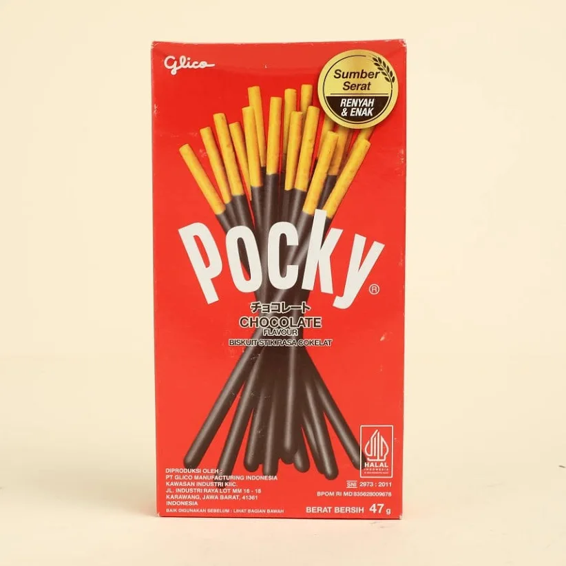 Glico Pocky Chocolate Flavour Biscuit 47g