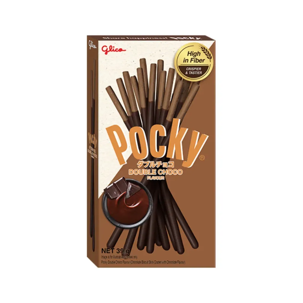 Pocky Double Choco Biscuit Sticks 47g