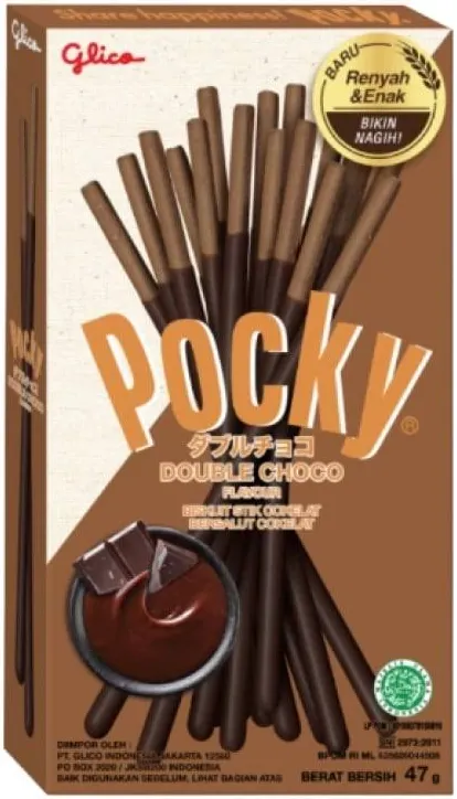Pocky Double Choco Biscuit Sticks 47g