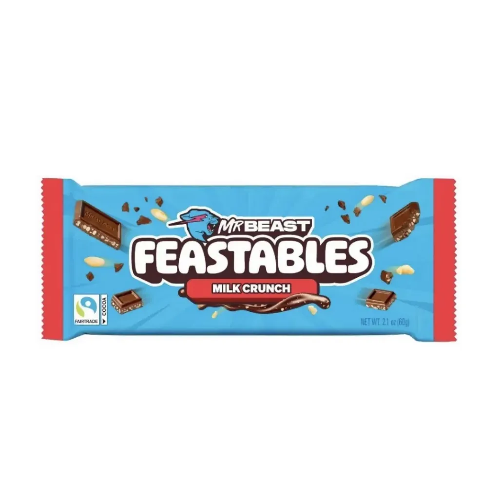 MrBeast Feastables Milk crunch 60 g