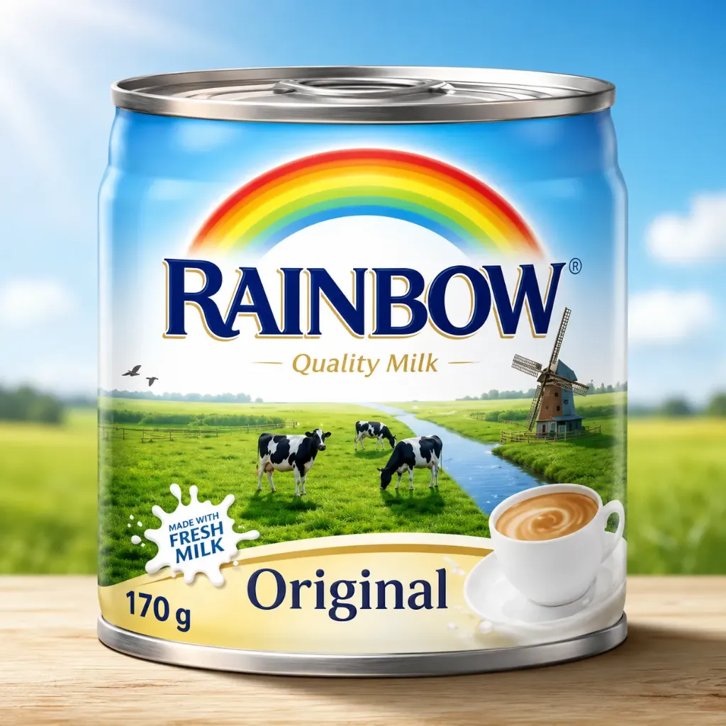 Rainbow Vitamin D Evaporated Milk 170g